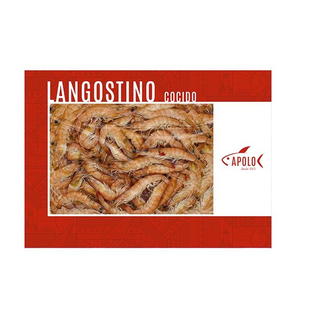 Langostino Vannamei cocido sin ordenar 40/60