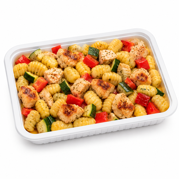 GNOCCHI CON VERDURAS Y POLLO
