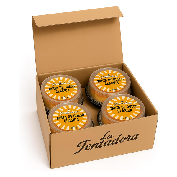 MINI TARTA DE QUESO LA TENTADORA 250GR