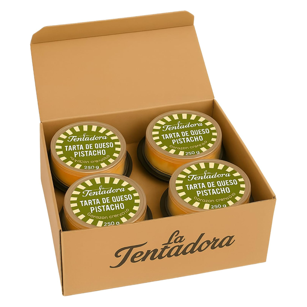 MINI TARTA DE QUESO PISTACHO LA TENTADORA 250GR