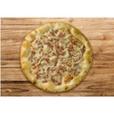 Pizza bianca alla pancetta (carbonara)